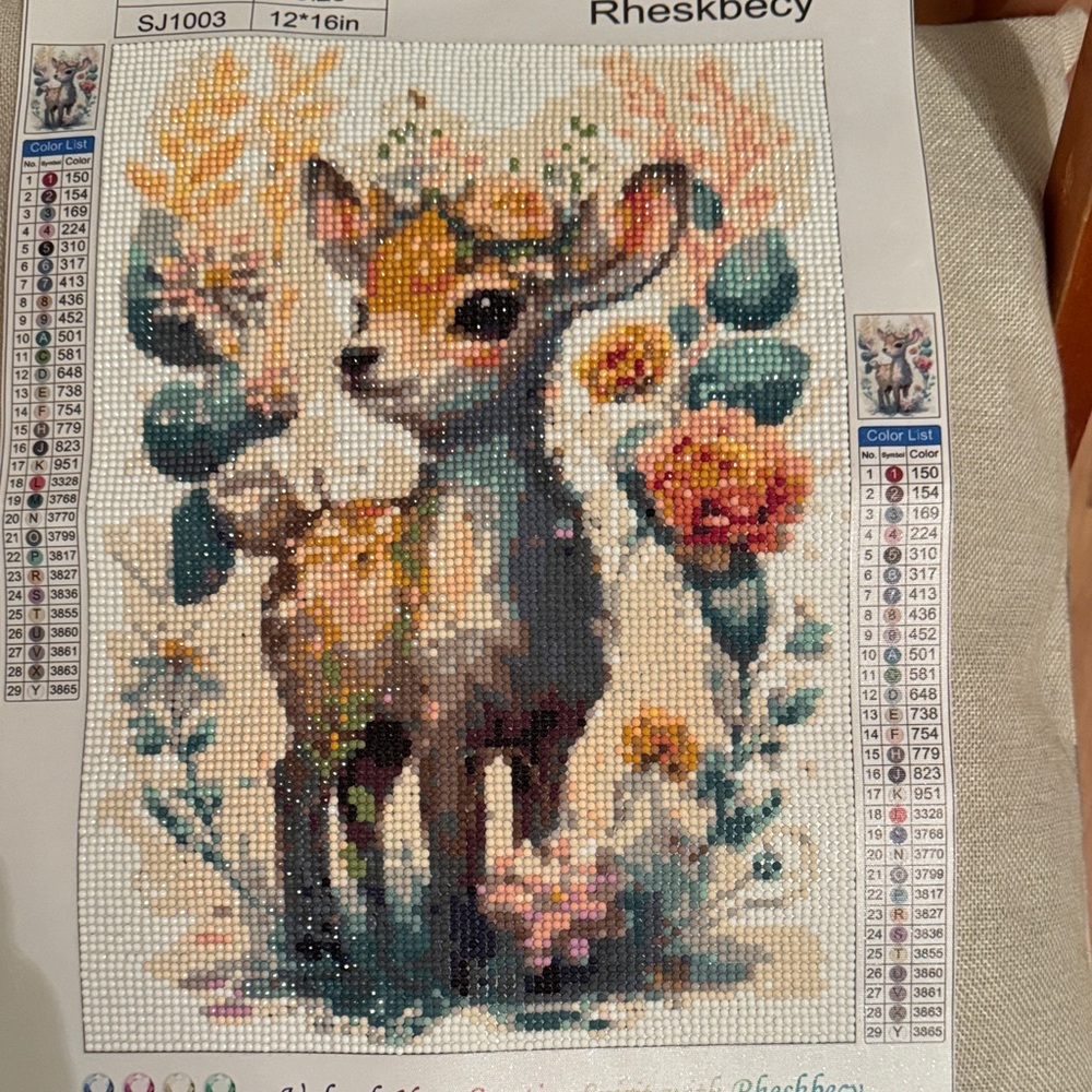 Colorful Deer Wall Art